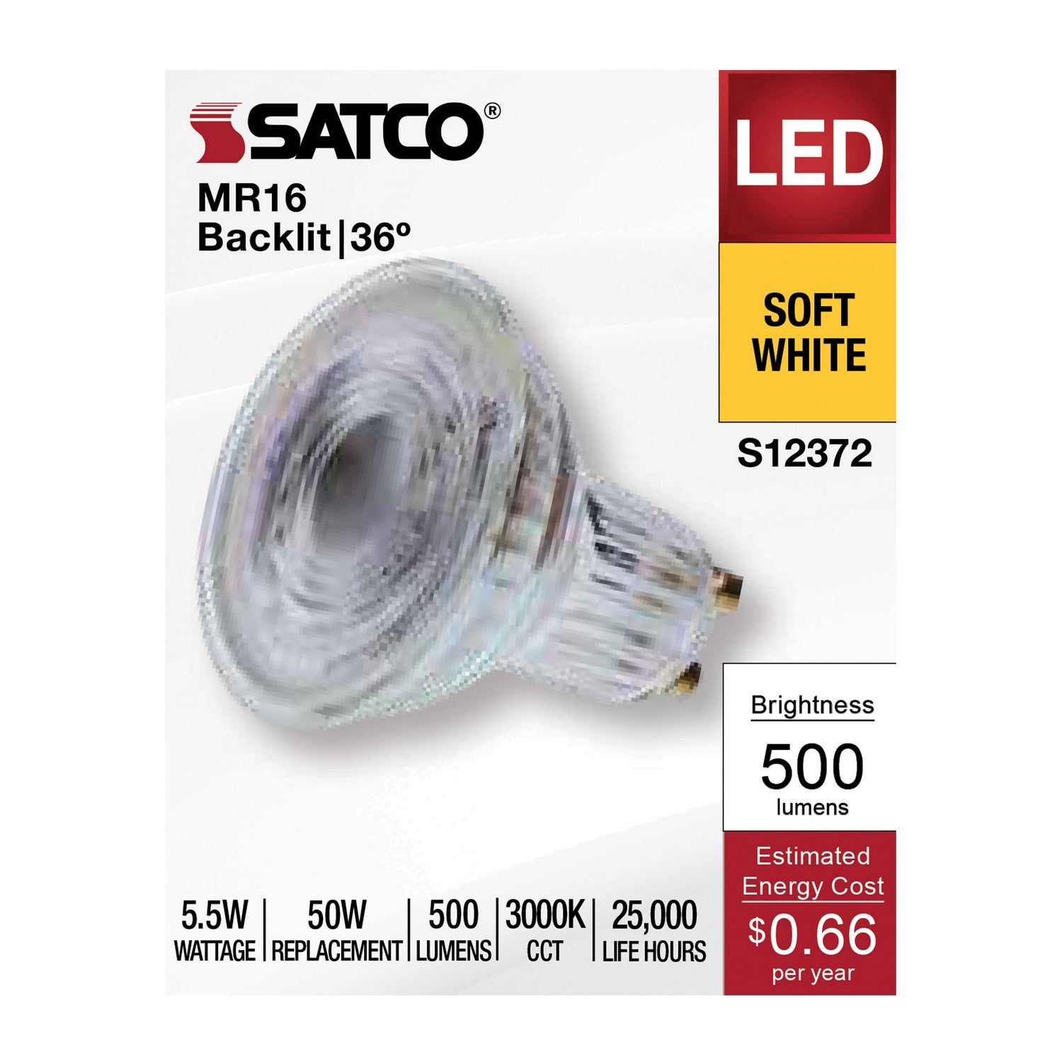 Satco - S12372 - Light Bulb - Clear