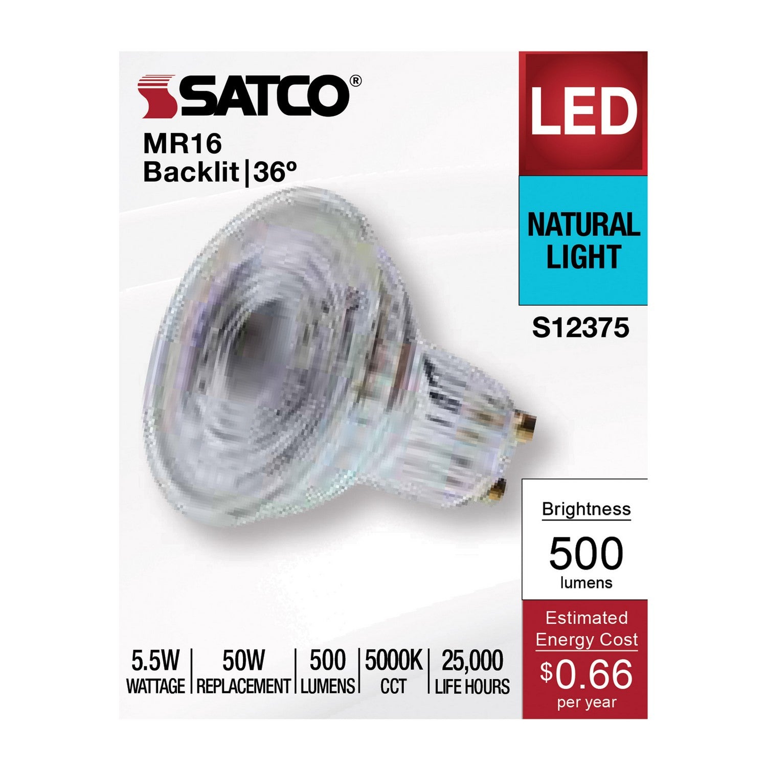 Satco - S12375 - Light Bulb - Clear