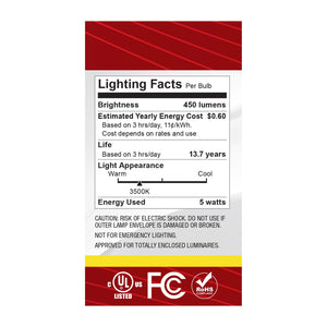 Satco - S12468 - Light Bulb - Clear
