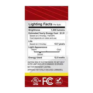 Satco - S12470 - Light Bulb - Clear