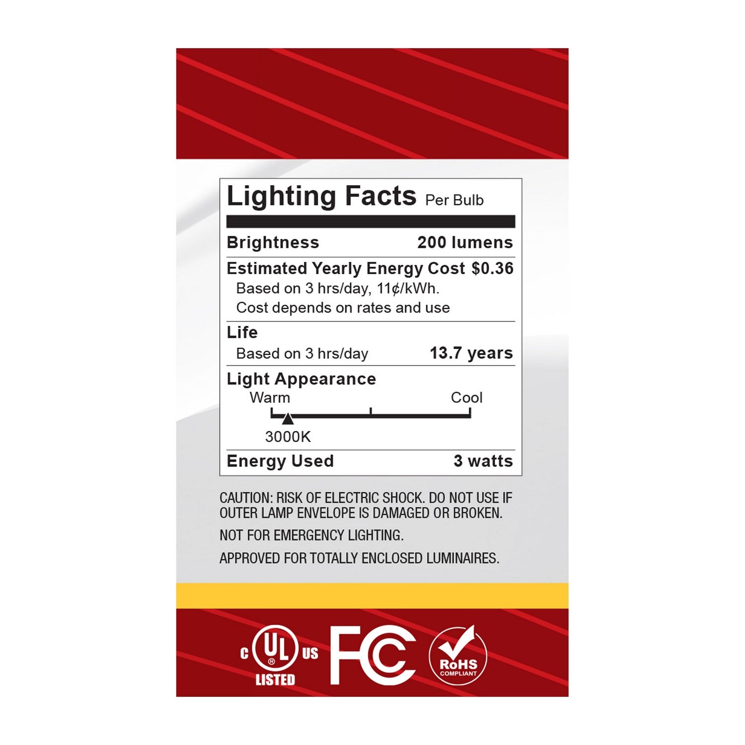 Satco - S12471 - Light Bulb - Clear