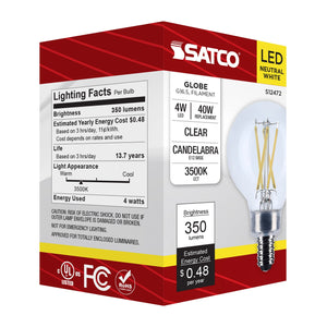 Satco - S12472 - Light Bulb - Clear