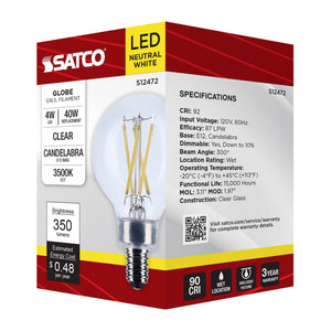 Satco - S12472 - Light Bulb - Clear