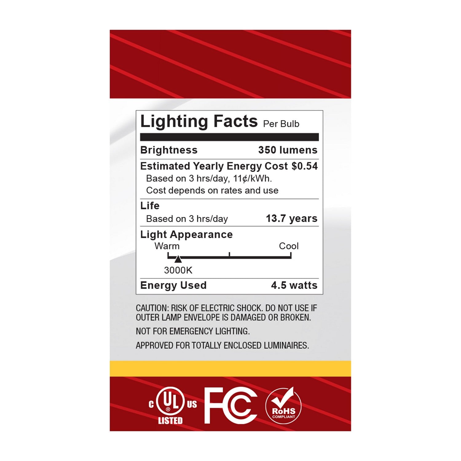 Satco - S12474 - Light Bulb - White
