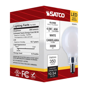 Satco - S12474 - Light Bulb - White
