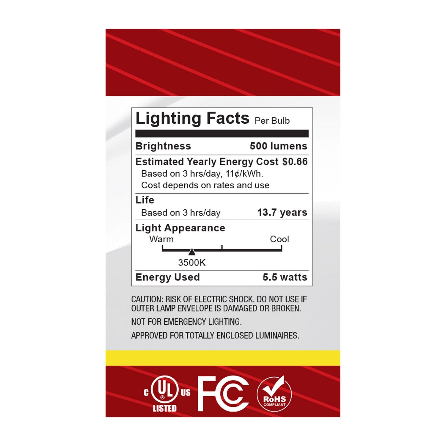 Satco - S12477 - Light Bulb - Clear