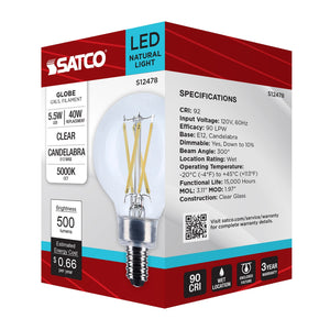 Satco - S12478 - Light Bulb - Clear