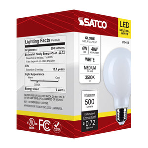 Satco - S12483 - Light Bulb - White