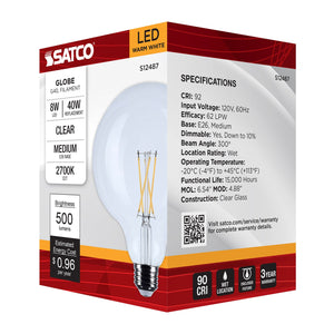 Satco - S12487 - Light Bulb - Clear