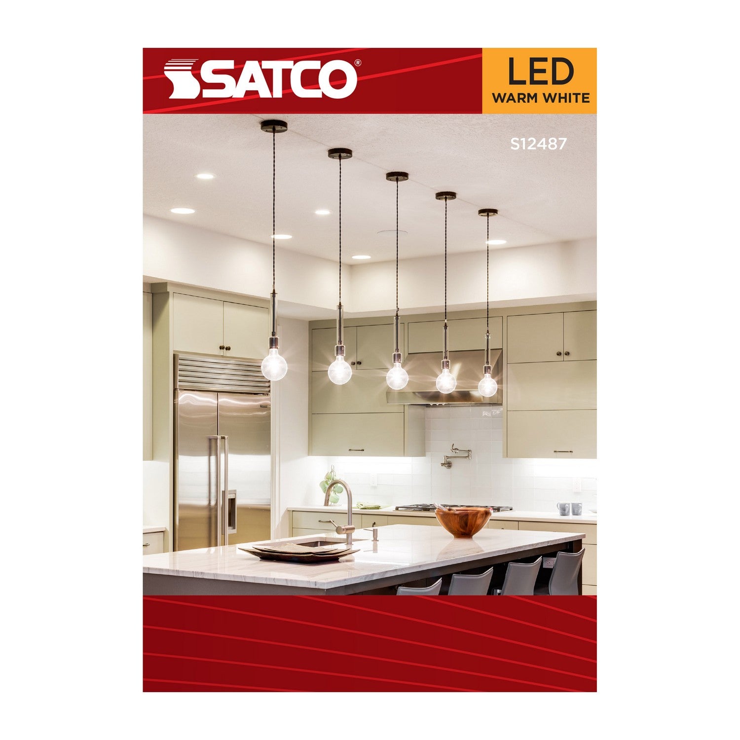 Satco - S12487 - Light Bulb - Clear