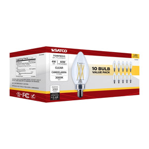 Satco - S12492 - Light Bulb - Clear