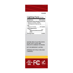 Satco - S12499 - Light Bulb - Clear