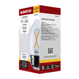 Satco - S12499 - Light Bulb - Clear