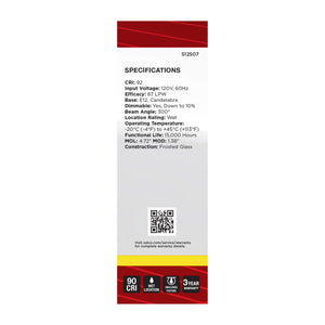 Satco - S12507 - Light Bulb - Frost