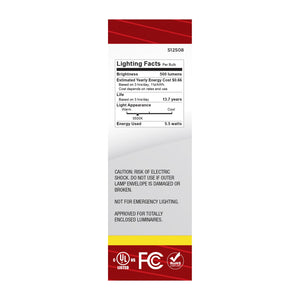 Satco - S12508 - Light Bulb - Clear