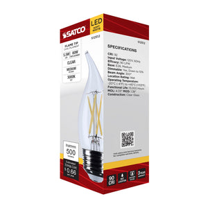 Satco - S12512 - Light Bulb - Clear