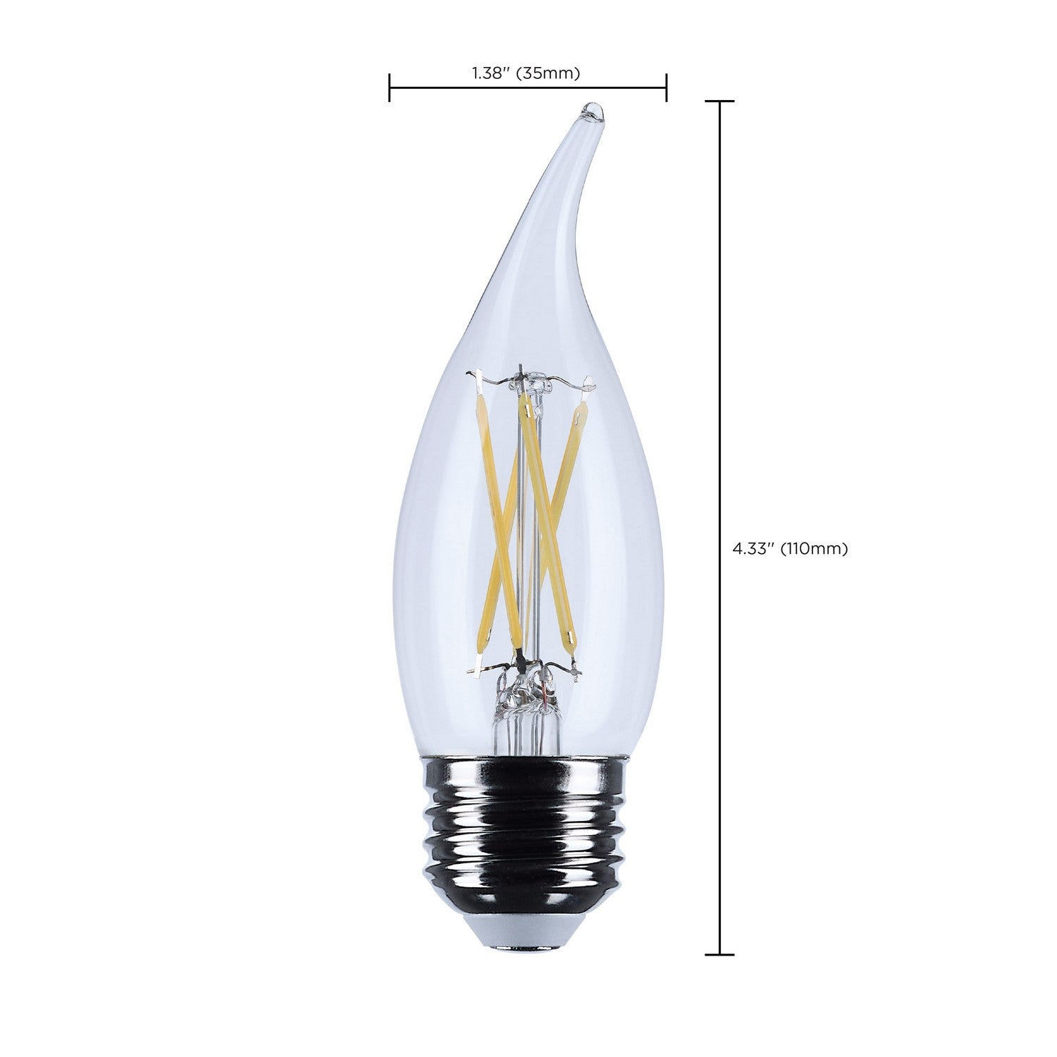 Satco - S12512 - Light Bulb - Clear