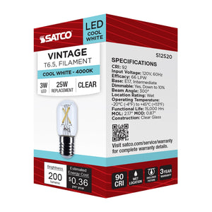 Satco - S12520 - Light Bulb - Clear