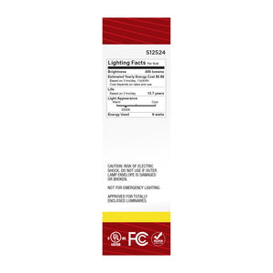 Satco - S12524 - Light Bulb - Clear