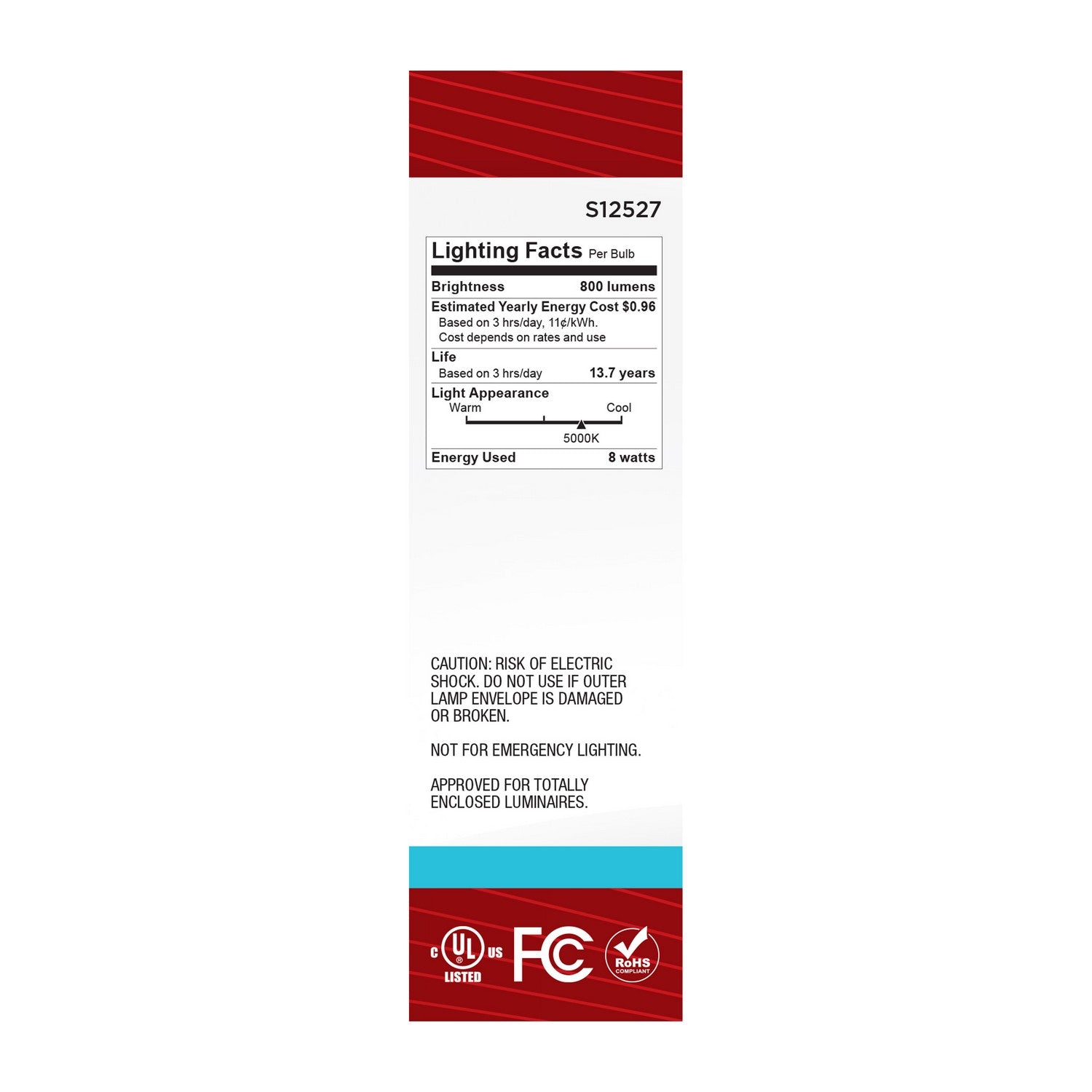 Satco - S12527 - Light Bulb - Clear