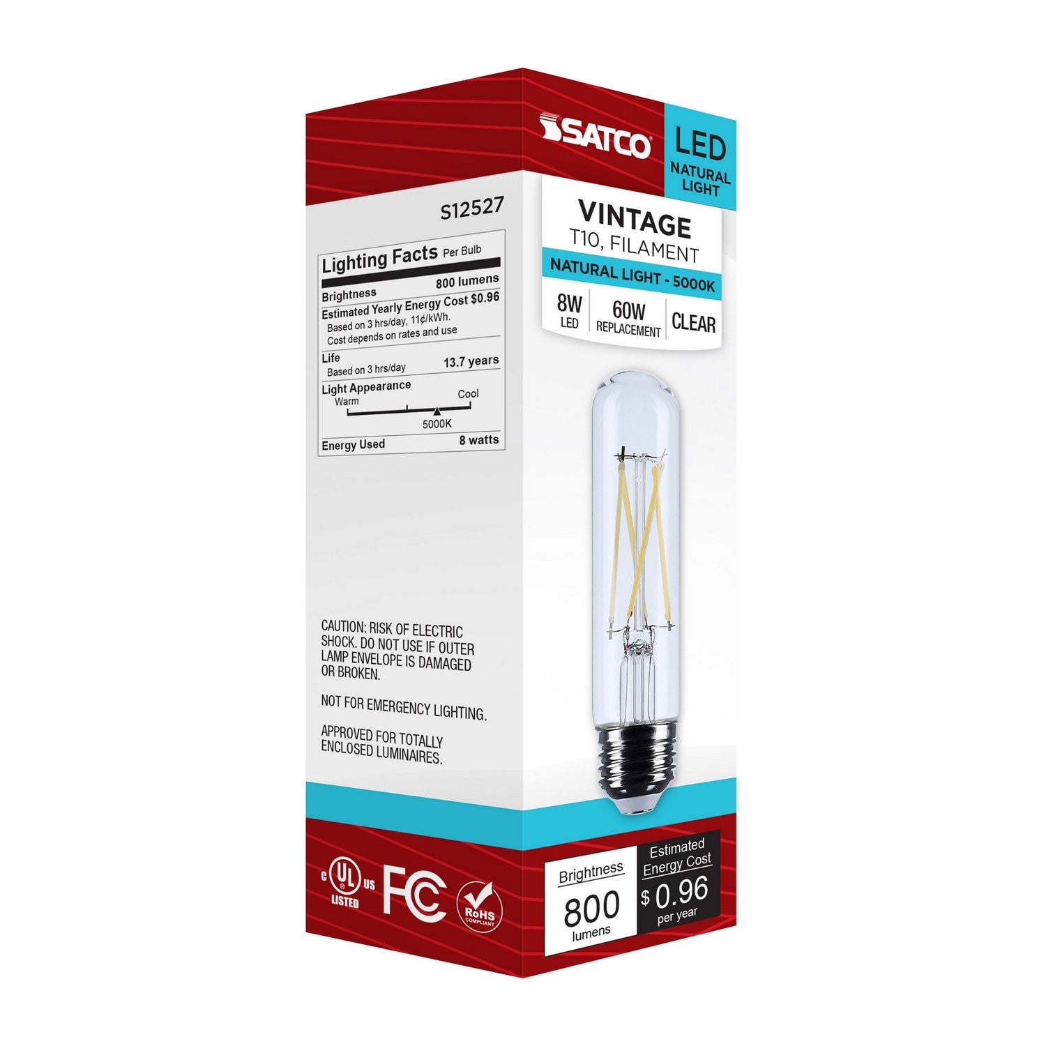 Satco - S12527 - Light Bulb - Clear