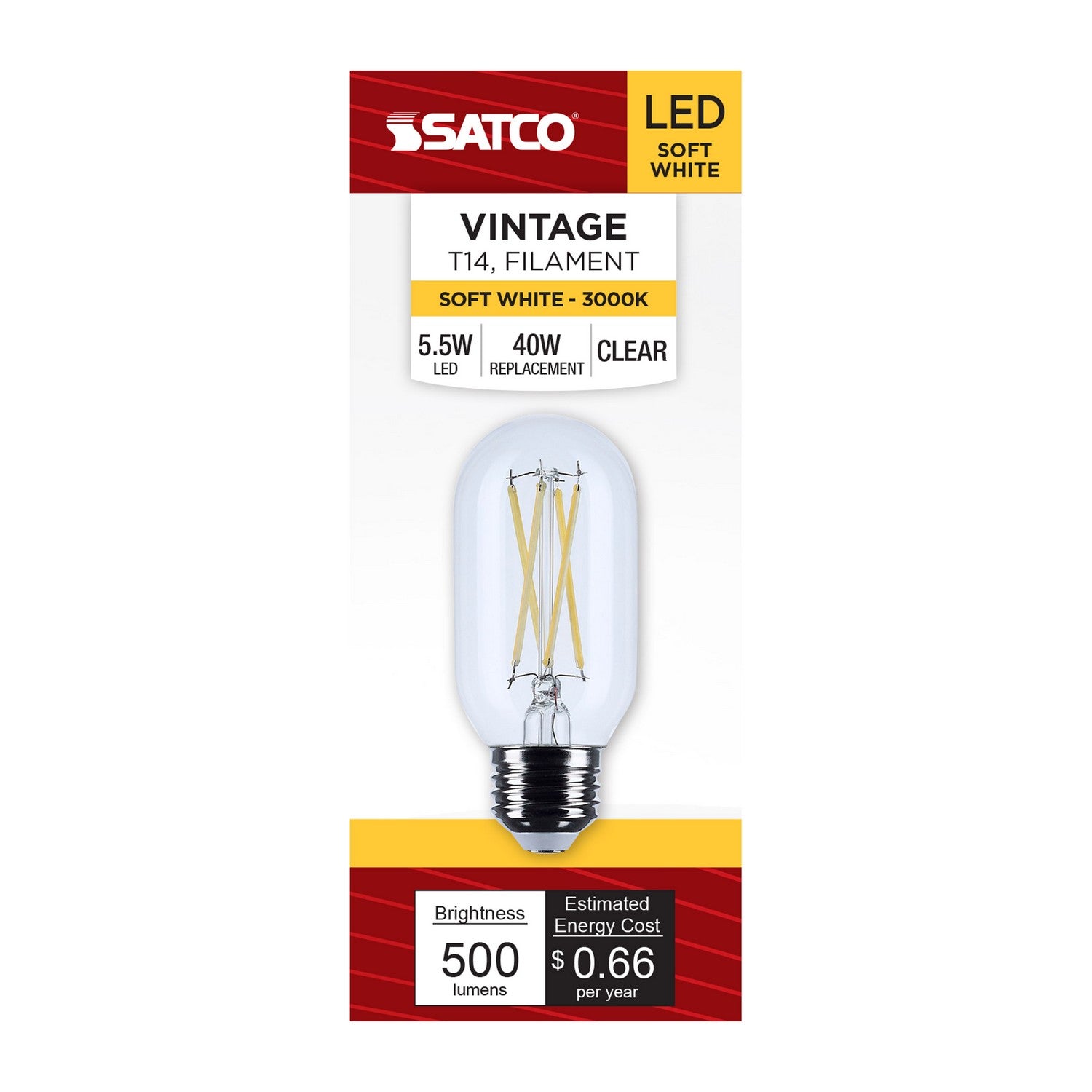 Satco - S12534 - Light Bulb - Clear