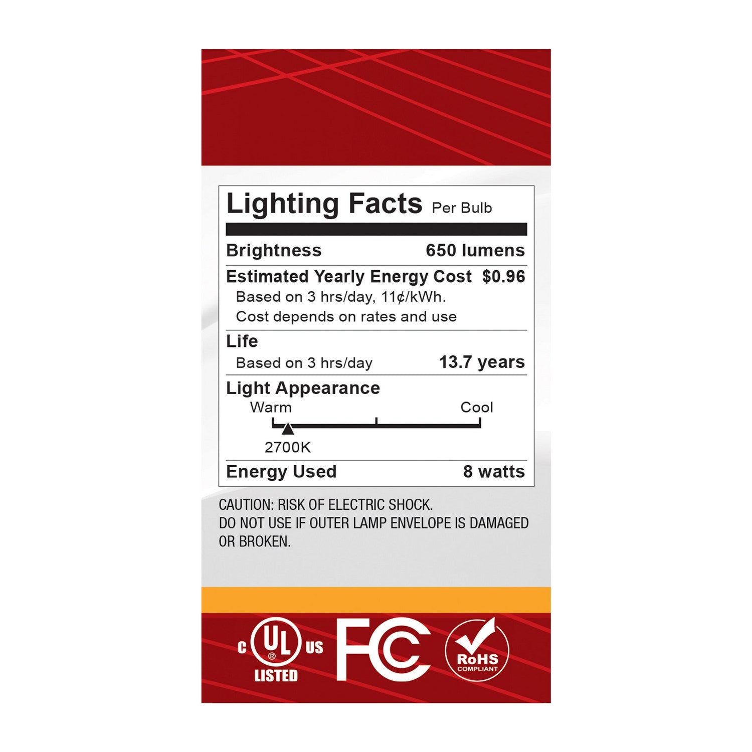 Satco - S12537 - Light Bulb - Silver