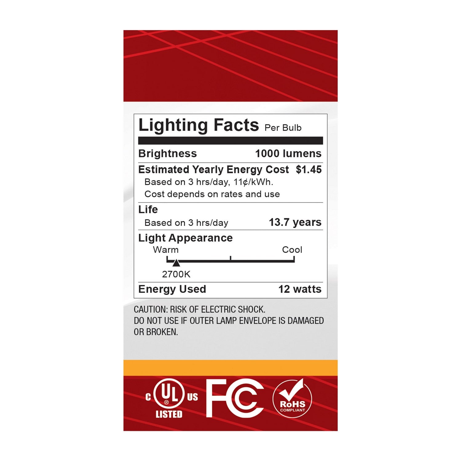 Satco - S12539 - Light Bulb - Silver