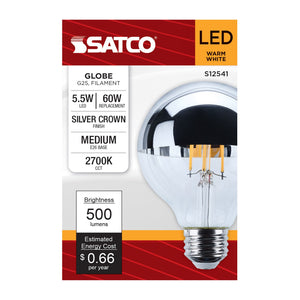 Satco - S12541 - Light Bulb - Silver