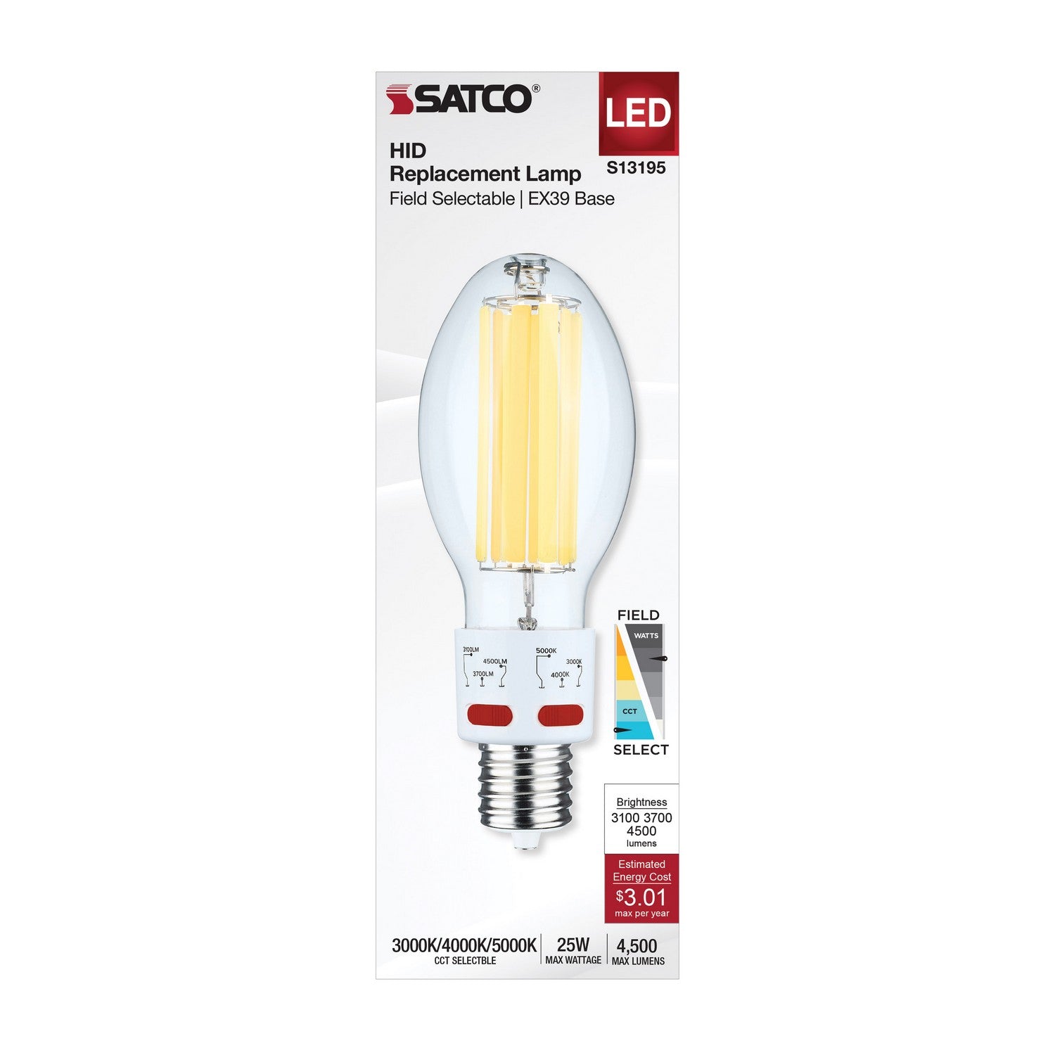 Satco - S13195 - Light Bulb - Clear