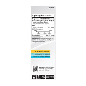 Satco - S13195 - Light Bulb - Clear