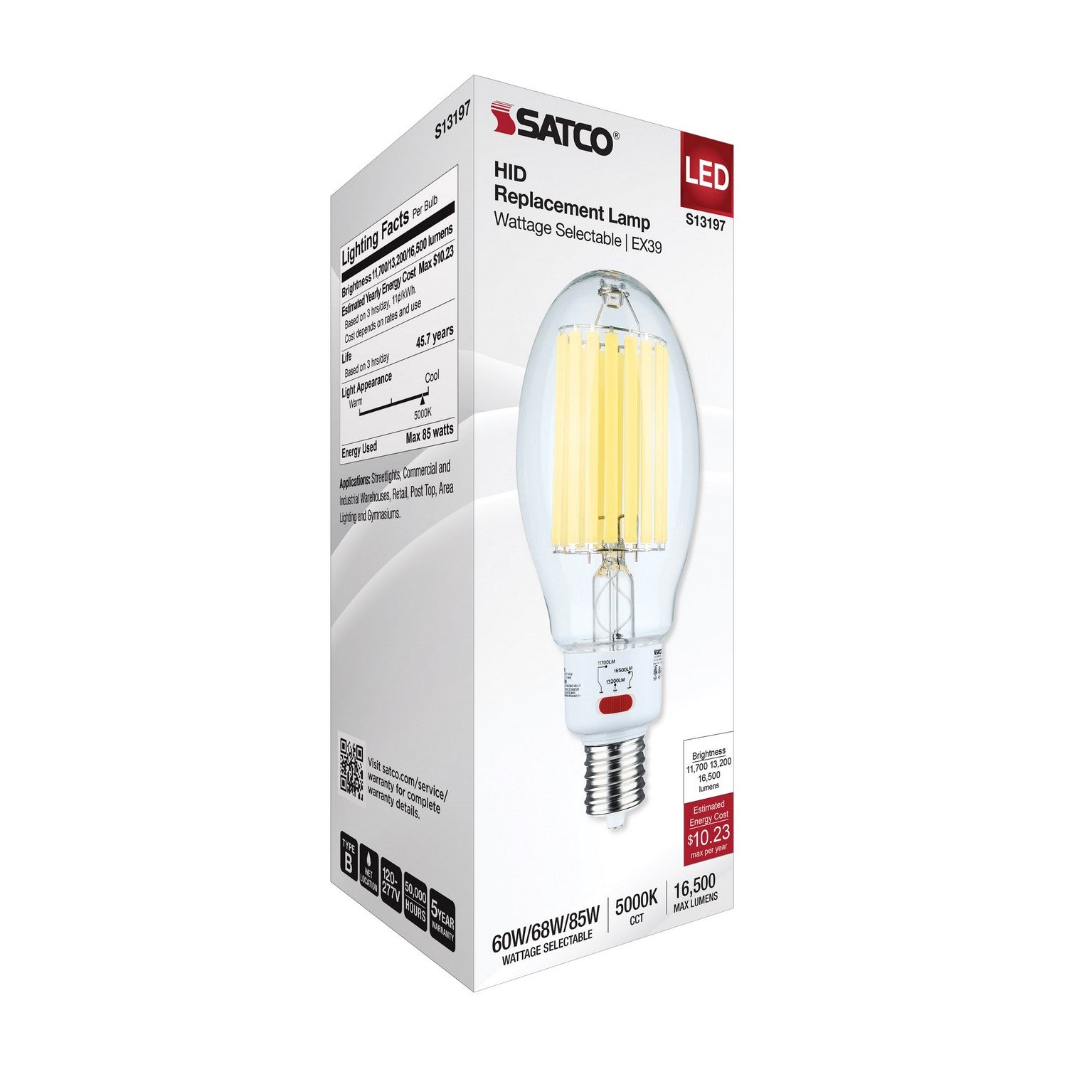 Satco - S13197 - Light Bulb - Clear