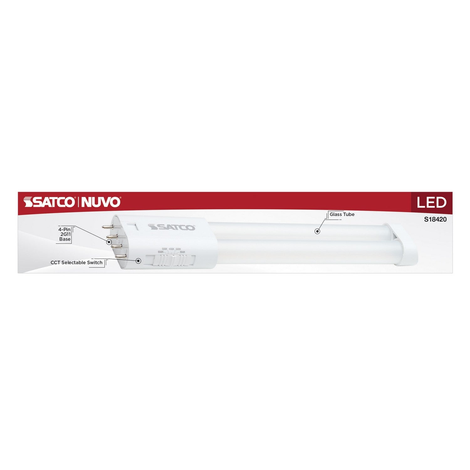 Satco - S18420 - Light Bulb - Frost
