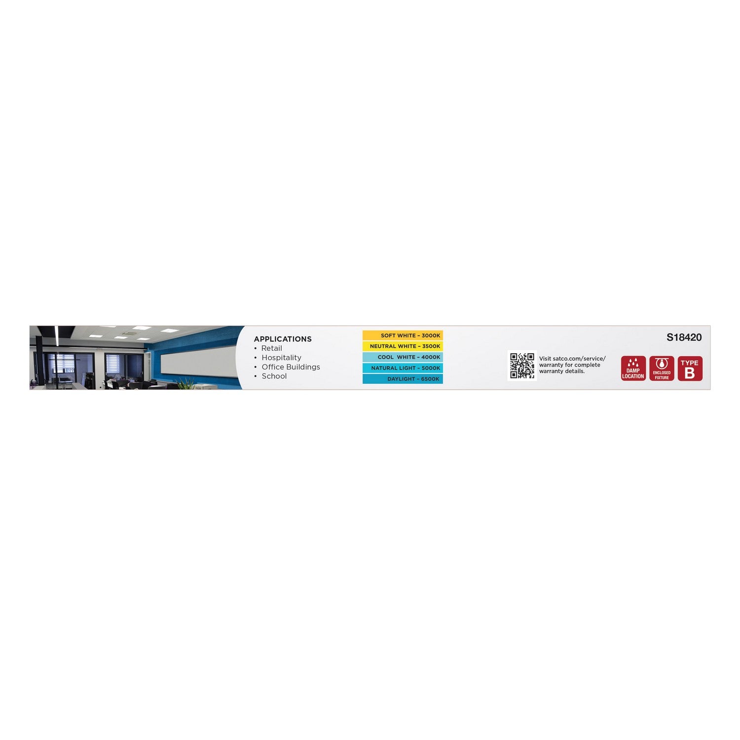 Satco - S18420 - Light Bulb - Frost