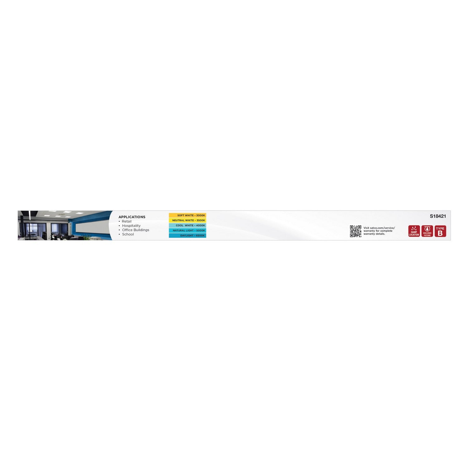 Satco - S18421 - Light Bulb - Frost