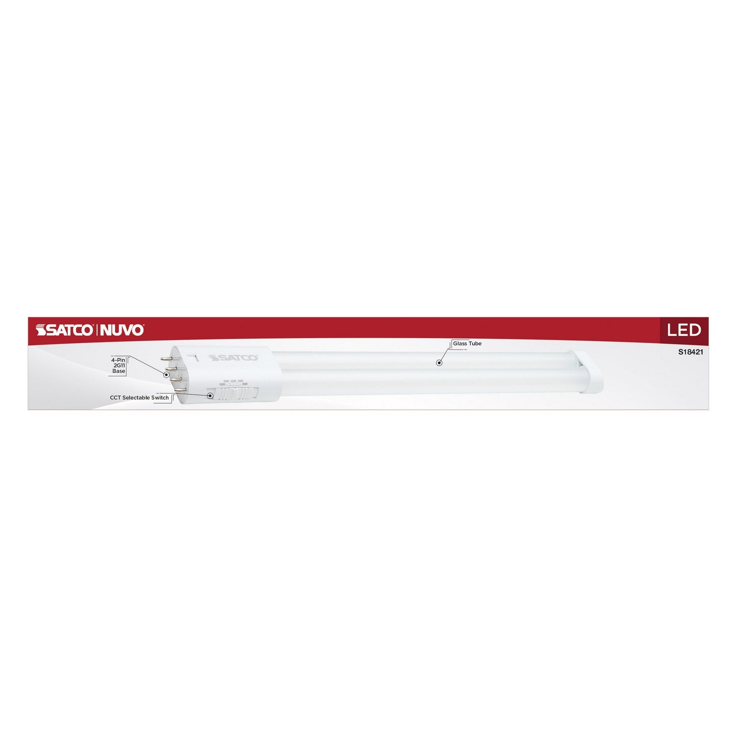 Satco - S18421 - Light Bulb - Frost