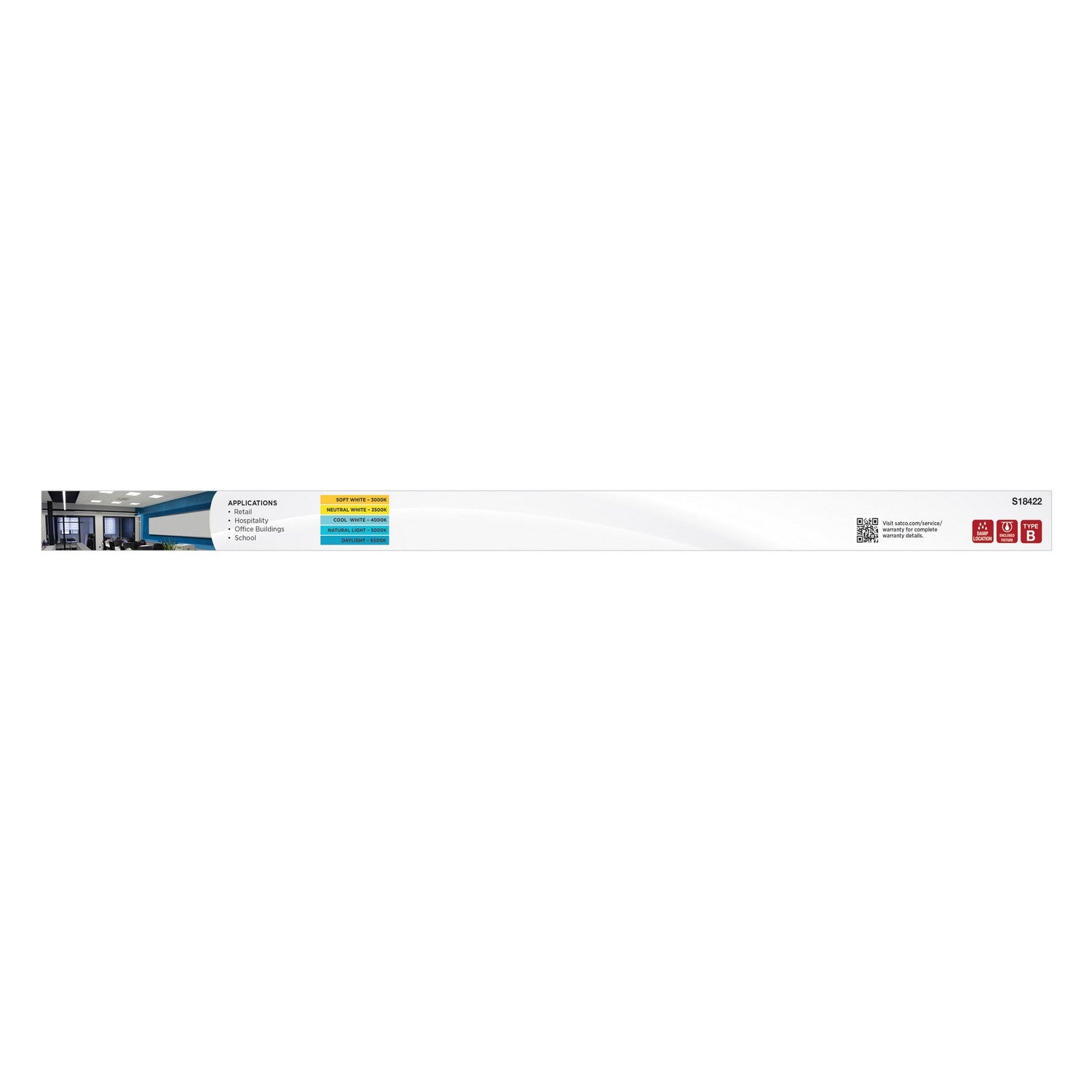 Satco - S18422 - Light Bulb - Frost