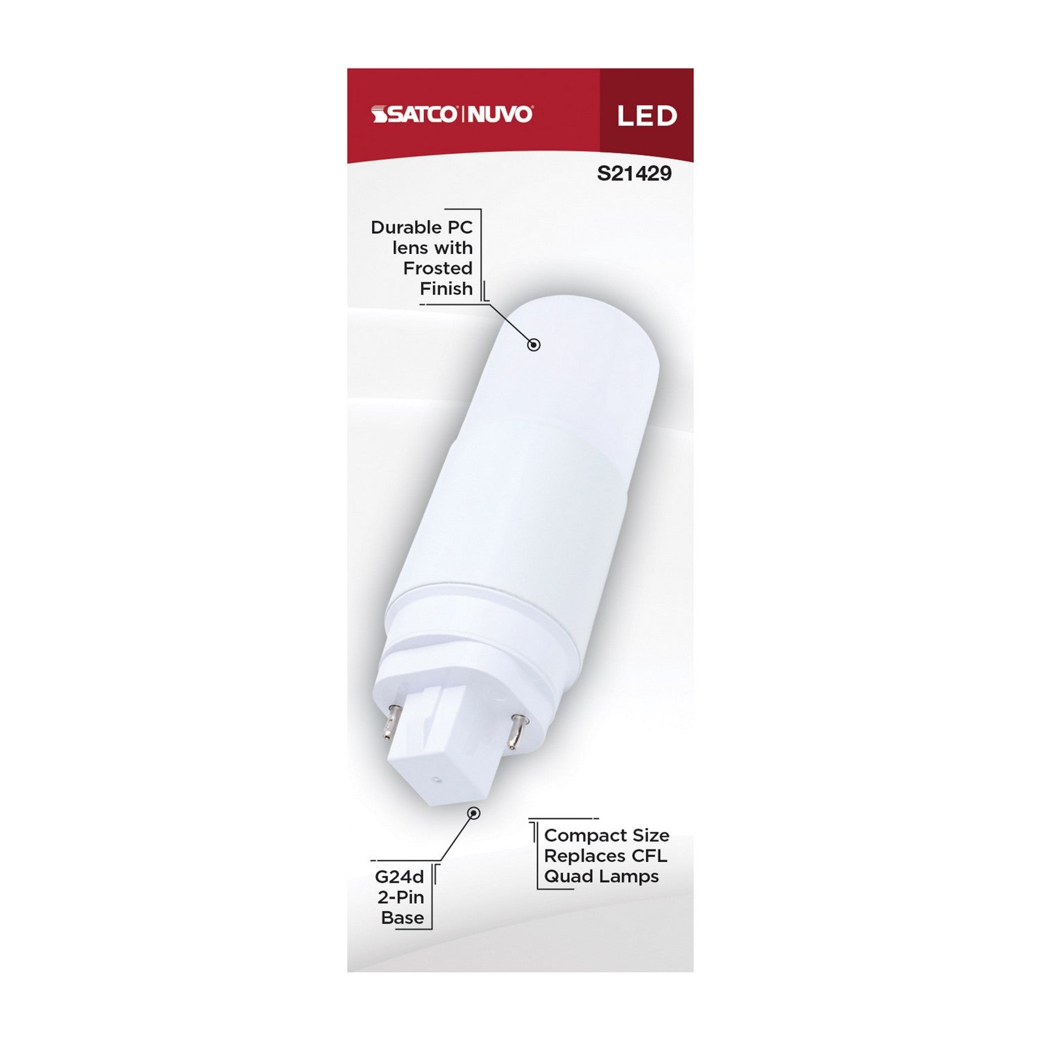 Satco - S21429 - Light Bulb - Frost
