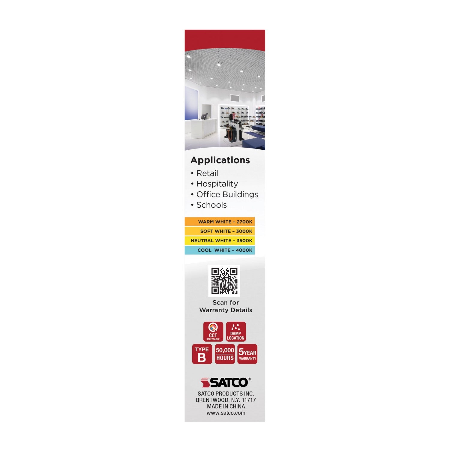 Satco - S29855 - Light Bulb - Frost