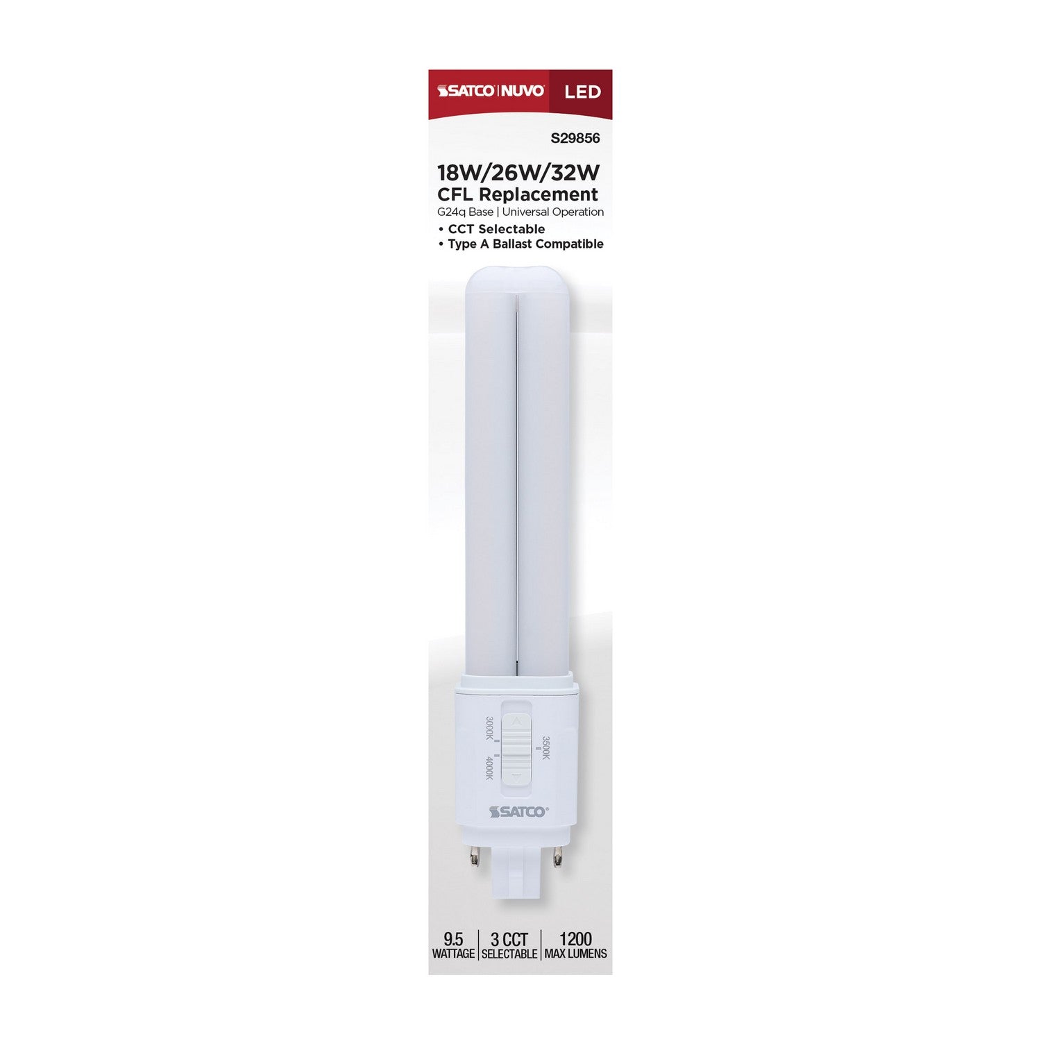 Satco - S29856 - Light Bulb - Frost
