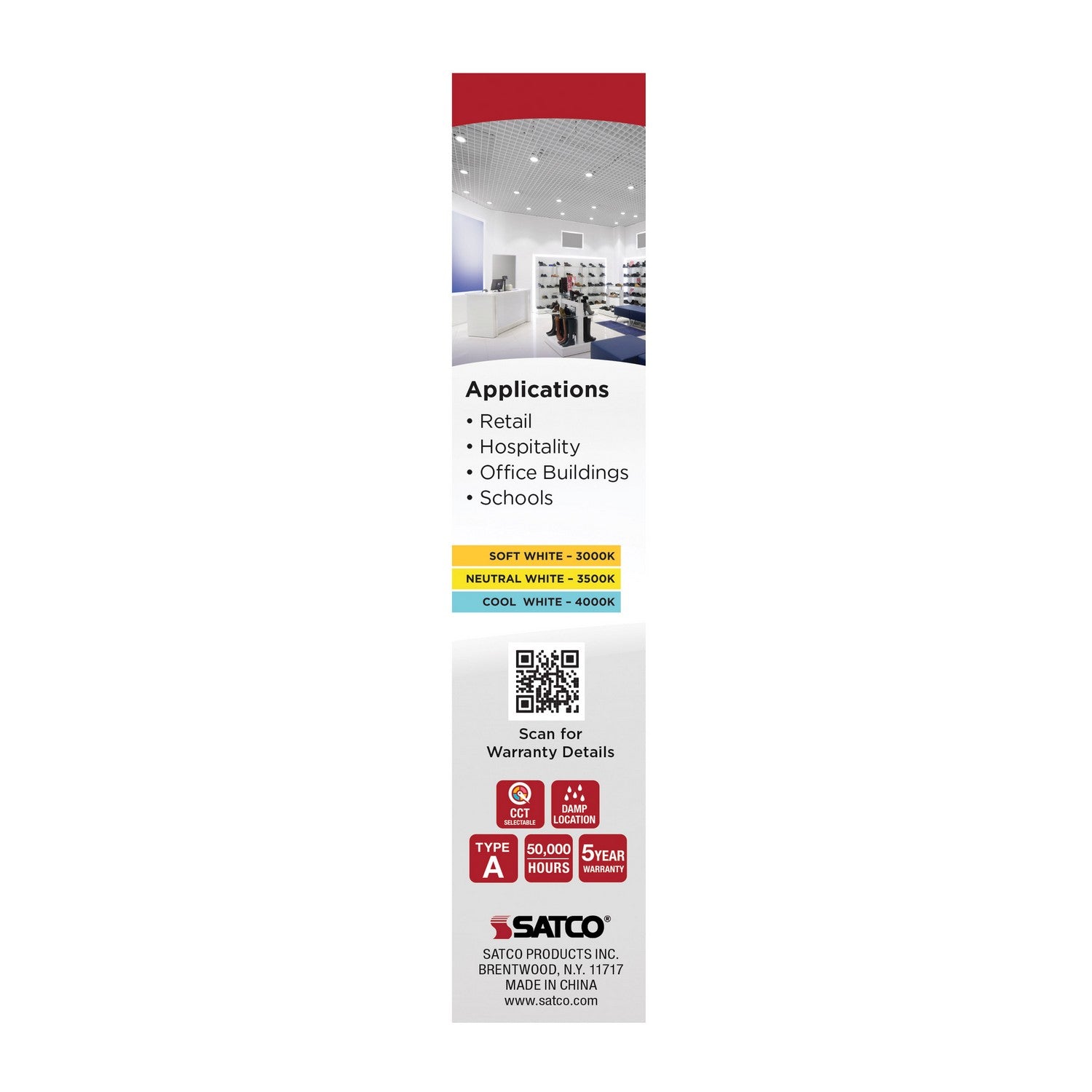 Satco - S29856 - Light Bulb - Frost