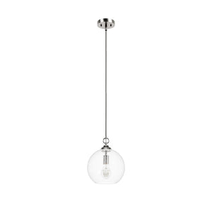 Hunter - 48060 - One Light Pendant - High Oaks - Brushed Nickel