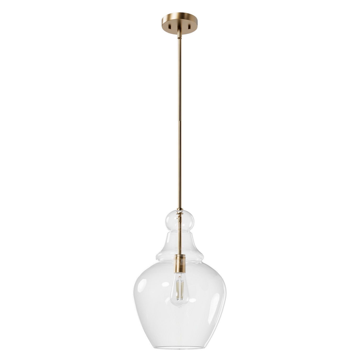Hunter - 48062 - One Light Pendant - Maple Park - Alturas Gold