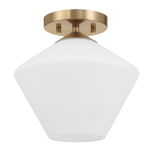 Hunter - 48107 - One Light Flush Mount - Celestial Valley - Alturas Gold