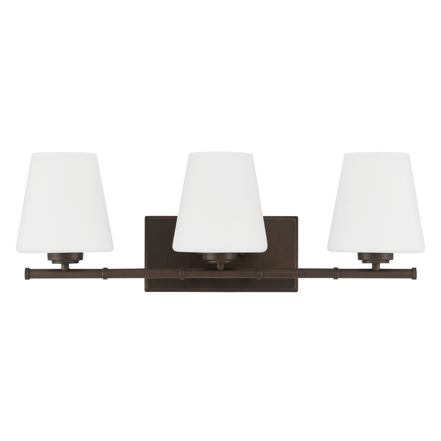Hunter - 48116 - Three Light Bathroom Vanity - Fauna Grove - Matte Bronze