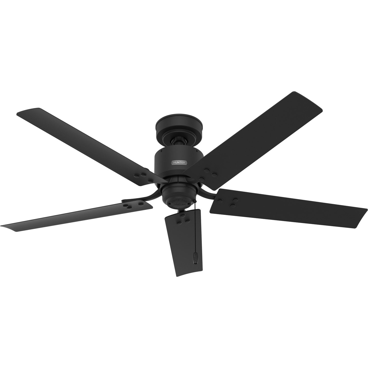 Hunter - 51459 - 52" Ceiling Fan - Windbound - Matte Black