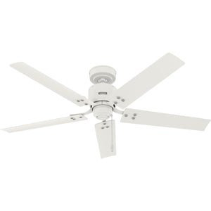 Hunter - 51460 - 52" Ceiling Fan - Windbound - Matte White