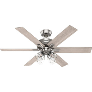 Hunter - 52901 - 52" Ceiling Fan - Fonthill - Brushed Nickel