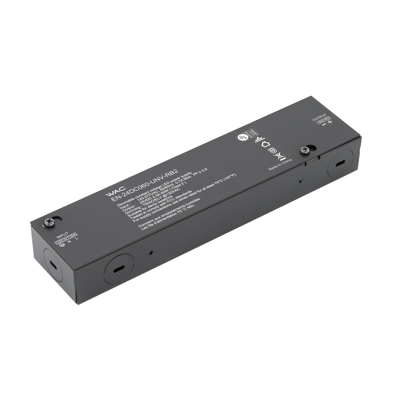 W.A.C. Lighting - LU-24DC060-UNV-RB2 - Transformer - Linear Undercabinet