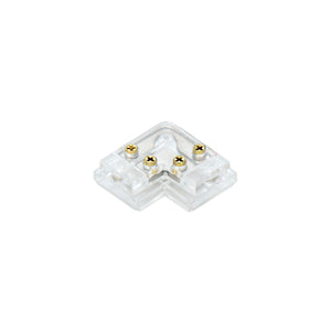 W.A.C. Lighting - T24-DU-L-CL - L Connector - Invisiled Duet - Clear